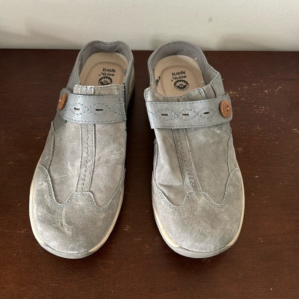 Earth Spirit | Light Blue/Gray Mules Size 11